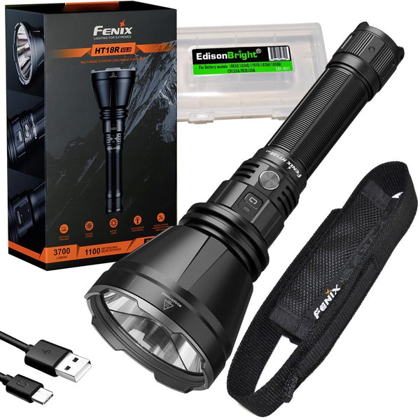 Fenix HT18R V2.0 3700 Lumen LED Long Range Beam Hunting Flashlight – EdisonBright