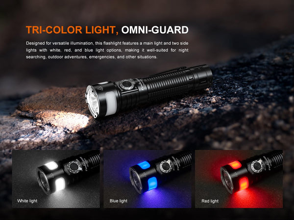 edisonbright fenix 2015 led flashlight Fenix LD35R 1800 Lumens Rechargeable Flashlight, with White, Red, Blue –  EdisonBright