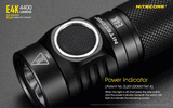 Nitecore E4K 4400 Lumen high powered Flashlight with 5000mAh rechargeable Battery