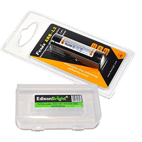 fenix flashlight 18650 rechargeable lithium ion battery Fenix ARB-L2 2300mAh Protected 18650 Rechargeable Li-ion Battery with –  EdisonBright