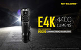 Nitecore E4K 4400 Lumen high powered Flashlight with 5000mAh rechargeable Battery