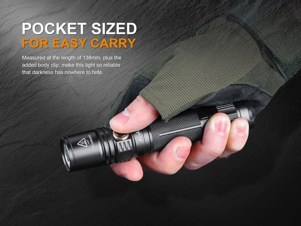 2000 lumen tactical flashlight rechargeable Wuben L1 Dual Light Sources Flashlight | 180 Rotating Head