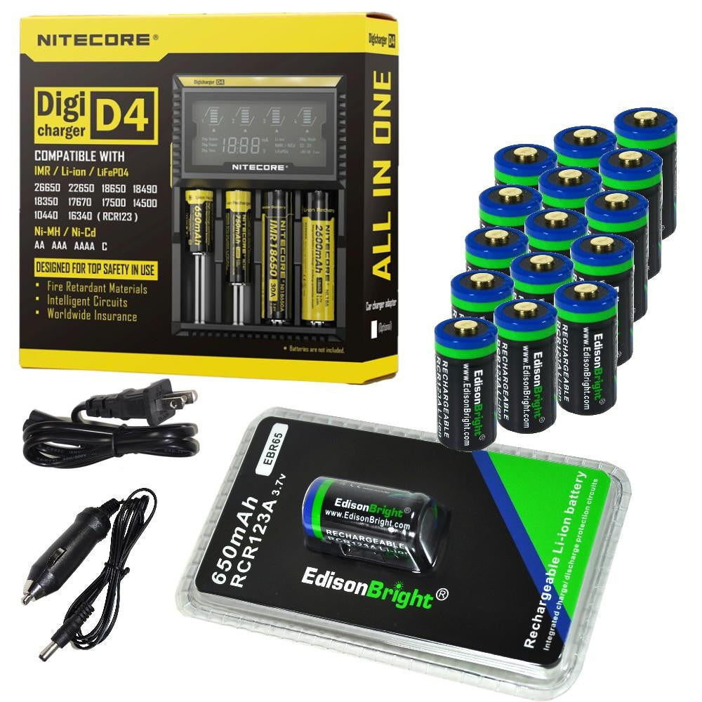 Each of the four battery slots monitors and charges independently • Compatible with and identifies Li-ion (26650, 22650, 18650, 17670, 18490, 17500, 18350, 16340(RCR123), 14500, 10440), Ni-MH and Ni-Cd (AA, AAA, AAAA, C) rechargeable batteries • Two conveniently located side buttons allow easy selection of specific battery types and charging parameters • Intelligent circuitry detects the battery type and status before entering automatic charge mode (CC, CV, dV/dt) • Automatically detects battery power stat