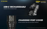 Nitecore P20iX 4000 Lumen USB Rechargeable Professional Tactical Flashlight with holster