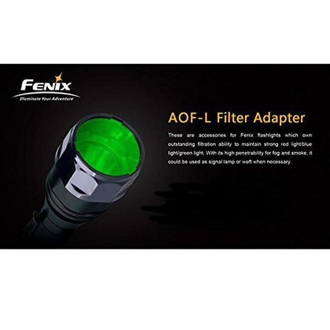 fenix e50 white led flashlight Fenix AOF-L Lens Filter Diffuser for TK22 LD41 E40,E50 RC15 Flashlight – EdisonBright