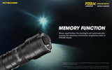 Nitecore P20iX 4000 Lumen USB Rechargeable Professional Tactical Flashlight with holster