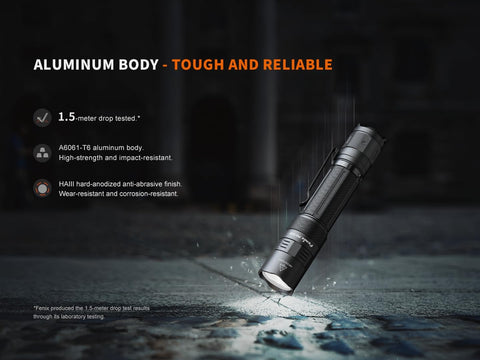 edisonbright fenix 2015 flashlight EdisonBright Fenix PD32R 1400 Lumen Rechargeable LED Impact Resistance