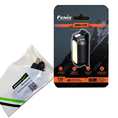 edisonbright fenix 2015 led flashlight EdisonBright Fenix Mini-LITE 150 Lumen Rechargeable LED EDC Flashlight
