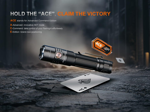 Fenix PD35R ACE 2000 Lumen USB Rechargeable LED Tactical EDC Flashligh – EdisonBright