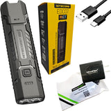 Nitecore EDC07 Flat Stylish EDC Flashlight, 1500 Lumens, Rechargeable, Cool/Warm/Neutral White switchable, Lightweight Everyday Carry Light w/EBR Charger