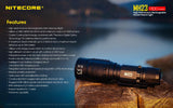 NITECORE MH23 1800 Lumen Compact Flashlight with NL1835HP 3500mAh rechargeable Battery