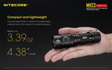 NITECORE MH23 1800 Lumen Compact Flashlight with NL1835HP 3500mAh rechargeable Battery