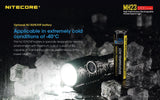 NITECORE MH23 1800 Lumen Compact Flashlight with NL1835HP 3500mAh rechargeable Battery