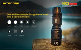 NITECORE MH23 1800 Lumen Compact Flashlight with NL1835HP 3500mAh rechargeable Battery