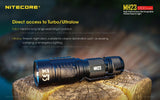 NITECORE MH23 1800 Lumen Compact Flashlight with NL1835HP 3500mAh rechargeable Battery