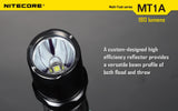 Nitecore MT1A 180 Lumens Multi-Task Series EDC Ultra-Super Compact LED Flashlight, Powered by: 1 AA Aklaine/Ni-MH batteries.