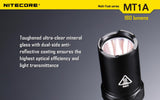 Nitecore MT1A 180 Lumens Multi-Task Series EDC Ultra-Super Compact LED Flashlight, Powered by: 1 AA Aklaine/Ni-MH batteries.