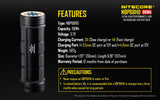 Nitecore NBP68HD 98WH high capacity Li-ion rechargeable runtime extended battery pack  for TM series