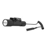 Nebo PROTEC RM400 Rail-Mounted Tactical 400 Lumens LED Flashlight with Pressure switch attachment & 2x CR123A batteries.