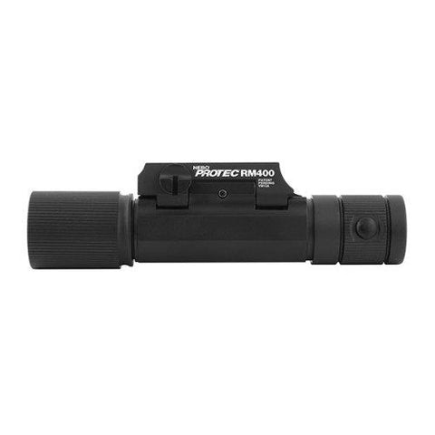 mount nebo flashlight to rifle Nebo PROTEC RM400 Rail-Mounted Tactical 400 Lumens LED Flashlight with – EdisonBright