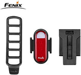 Fenix BC05R USB Rechargeable Bike Light Bicycle Red Tail Light with Type-C Charging Cable,Bicycle mounting Strap,Body Clip