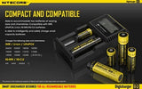 Nitecore D2  2 battery smart Charger with LCD display, intelligent ultra-compatible digicharger