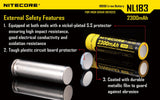 Nitecore NL183 Li-ion protected rechargeable 2300mAh 3.7v 8.5Wh 18650 Button-Top battery