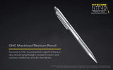 Nitecore Titanium Alloy Mechanical Pencil NTP40