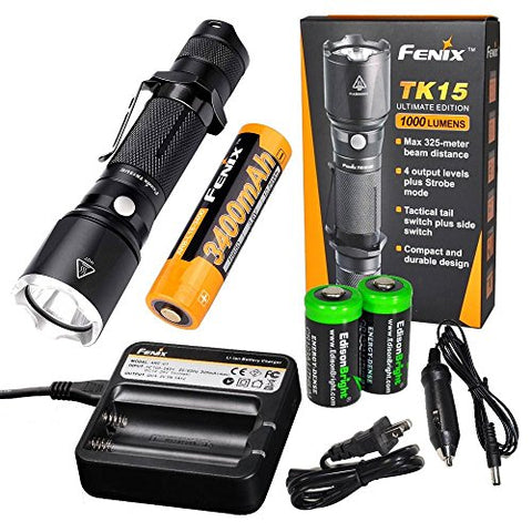 EdisonBright Fenix TK15UE 2016 CREE LED 1000 Lumen tactical Flashlight