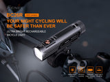 Fenix BC26R 1600 Lumen Rechargeable Bike Light with Edisonbright Battery Carrying case