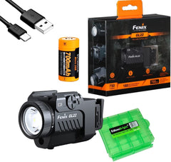 Fenix GL22 750 Lumen LED Flashlight/Laser Combo, for Most Handguns and Pistols with EdisonBright Cable Carrying case