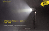 Nitecore MT21C 1000 Lumen 90 Degree Tilt-able head LED Flashlight with 2 X EdisonBright CR123A Batteries bundle