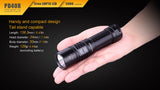 EdisonBright FENIX PD40R USB Rechargeable 3000 Lumen Cree XHP-70 LED Flashlight with, rechargeable battery and USB charging cable bundle