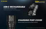 Nitecore P20iX 4000 Lumen USB Rechargeable Tactical Flashlight with EdisonBright Charging Adapter