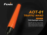 Fenix AOT-01 traffic wand for TK35, TK35UE with EdisonBright BBX3 battery carry case bundle