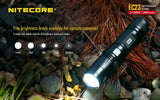 Nitecore EC23 1800 Lumens High Performance LED Flashlight and EdisonBright BBX3 Battery carry case