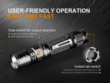 EdisonBright Fenix PD35 V2.0 2018 Upgraded V2 1000 Lumen CREE XP-L HI V3 LED Flashlight with 2 X CR123A Lithium Batteries Bundle