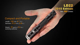 Fenix LD22 G2 2015 Edt 300 Lumens LED Flashlight