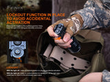 Fenix TK35UE v2.0 (TK35UEV2) 5000 Lumen LED Tactical Flashlight with 2 X Batteries and EdisonBright Charging Cable