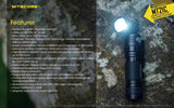 Nitecore MT21C 1000 Lumen 90 Degree Tilt-able head LED Flashlight with 2 X EdisonBright CR123A Batteries bundle