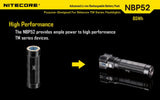 Nitecore NBP52 Ultra-High performance Li-ion 3.7v 65Wh rechargeable extended TM series model Flashlight battery pack.