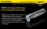 Nitecore NBP52 Ultra-High performance Li-ion 3.7v 65Wh rechargeable extended TM series model Flashlight battery pack.