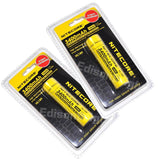 NITECORE NL189 3400mAh 12.6Wh 3.6v Protected Button-top 18650 Rechargeable Li-ion Batteries for High Drain Devices.