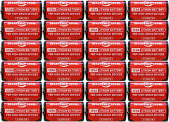 Surefire SF123A Box of 24 123A 3 Volt Lithium Batteries 24-Pack