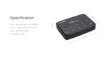 EdisonBright EB-10U 10 Port ETL Certified (60w 10-Port USB Charging Hub) desktop Multi-Port USB Charger for iPhone 6 / 6 Plus, iPad Air 2 / mini 3, Galaxy S6 / S6 Edge note 4 S30R UM20 MH20 and More