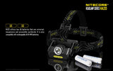 Nitecore HA20 300 Lumens white, red light CREE LED Headlamp with Two EdisonBright AA batteries