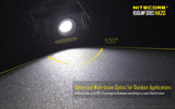 Nitecore HA20 300 Lumens white, red light CREE LED Headlamp with Two EdisonBright AA batteries