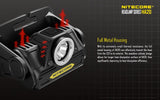 Nitecore HA20 300 Lumens white, red light CREE LED Headlamp with Two EdisonBright AA batteries