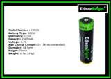 New 3 Pack Genuine EdisonBright EBR26 2600mAh 18650 Li-ion 3.7v rechargeable protected batteries