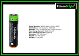 8 Pack EdisonBright EBR34 3400mAh 18650 rechargeable Li-ion protected batteries